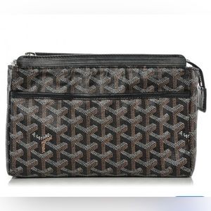 Goyard Goyardine Miroir Toiletry Bag GM Black